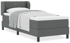 Boxspring Ágy Matrac Vaskék 80x200 cm Szövet