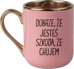 Bögre Elegáns Rózsaszín Arany Rant Vicces Ajándék Jó, Hogy Vagy