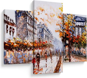 Kép - Városi élet (90x60 cm)
