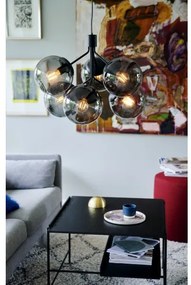 Nordlux - Csillár zsinóron IVONA 6xE27/28W/230V fekete