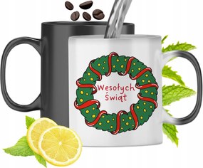 Mágikus Karácsonyi Színváltó Bögre fényképes nyomtatással