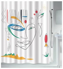 Zuhanyfüggöny 180x200 cm Faces – Spirella