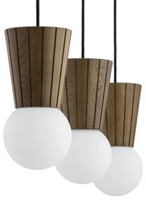 Argon 6358 - VOLANTE fürdőszobai függeszték kábellel 3xG9/6W/230V IP44 barna