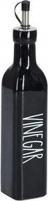Vinegar ecetes üveg 270 ml, Üveg/Fém, 5 x 5 x 24,5 cm