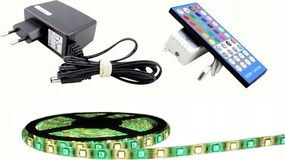 Led szett 5050 Rgbw meleg fehér szín IP65 2.5m