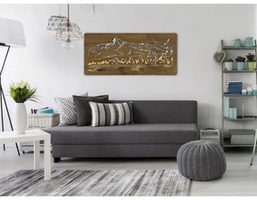 Li-Go 5589/A/DUB2 - LED fali dekoráció LED/10W/5V 30000 mAh 110x50 cm tölgy