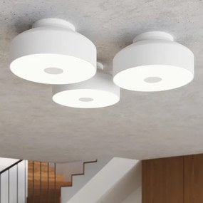 Sollux SL.1677 - OMIQ mennyezeti lámpatest 4xE27/15W/230V, átmérő 30 cm, fehér