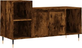 vidaXL füstös tölgy színű szerelt fa TV-szekrény 100x35x55 cm