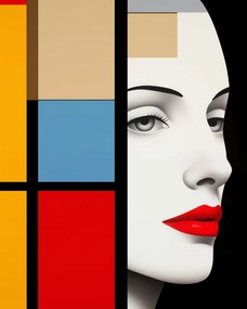 Poszter 40x50cm Geometrikus Pillantás a távolba