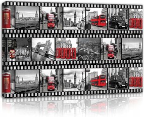 Vászonkép 60x40 London Expressz modern hangulat a nappaliban