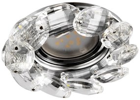 PREZENT 71073 Crystals Kristály Spot Lámpa Króm, Átlátszó GU10 IP20