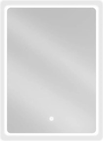 Mexen Sun LED-es, 50 x 70 cm-es megvilágított fürdőszobai tükör, LED 6000K, páramentesítő - 9807-050-070-611-00