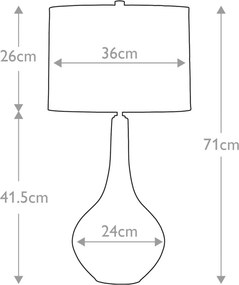 Elstead Lighting Job JOB-TL-IV Asztali lámpa 1x60W/E27