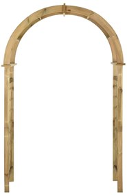 vidaXL zöld impregnált fenyőfa rácsos boltív