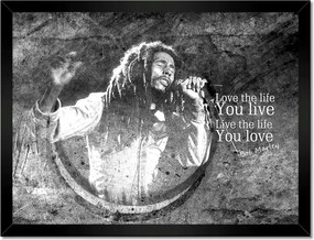 Poszterek keretben 40x30 Bob Marley koncert