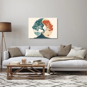 Üveg kép – Energiafa (70x50 cm)