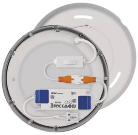 LED Mennyezeti lámpa LED/12,5W/230V 3000/3500/4000K átm. 17 cm króm