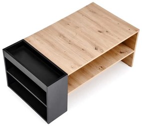 Ingenio dohányzóasztal, artisan tölgy / fekete