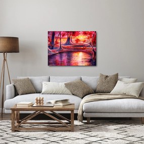 Egy varázslatos erdő képe (70x50 cm)