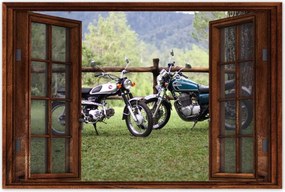 Poszterek 90x60 Klasszikus motorkerékpár Motor