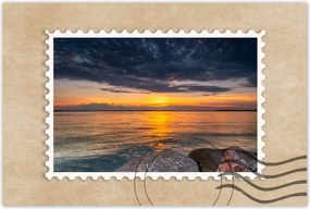 Poszterek 60x40 Sziklák Tenger Nap