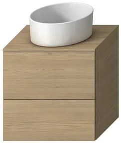 Fürdőszobaszekrény lap alá Jika Mio-N 61x59x45 cm kőrisfa dekorban H41J7154013421