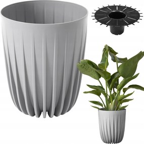 Virágtartó Tál Fedő Erkély Virágtartó Betét Nagy Mira 30 x 35,6cm