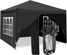 Kerti Pavilon Automata Kereskedelmi Sátor 3x3 m Expressz 4 Fal