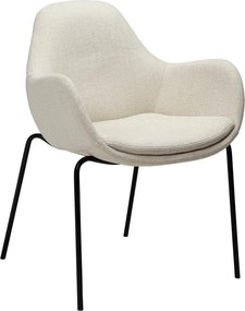 Krémszínű buklé fotel Zimmer – DAN-FORM Denmark