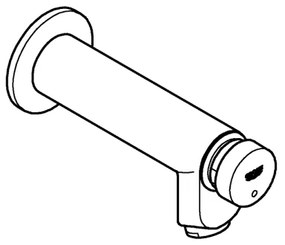 GROHE 36266000 - Önzáró fali szelep EUROECO COSMOPOLITAN T DN 15 króm