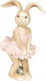 Nyuszi dekoráció kislány tutuban 7x7x13 cm