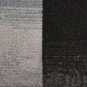 10 db fekete és szürke öntapadó lépcsőszőnyeg 65x21x4 cm