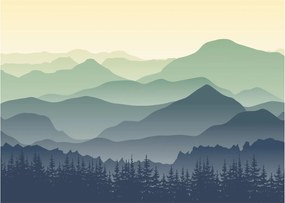 Kép - Forest Mountain (70x50 cm)