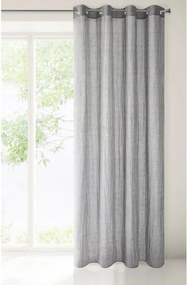Kész drapéria karikákon 140x250cm Szürke