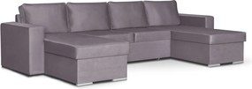 PANORAMO-U Kinyitható sarokkanapé Lila