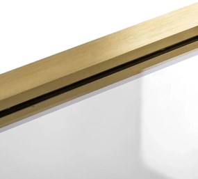 Fürdőkádparaván Rea Agat-2 100 cm BRUSH GOLD