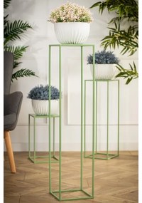 Virágállvány 100x24 cm sötétzöld