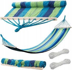 Kerti függőágy állványon 260x80 többszínű