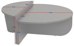 Orion Green and Stone dohányzóasztal