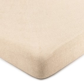 4Home frottír lepedő bézs színű, 140 x 200 cm