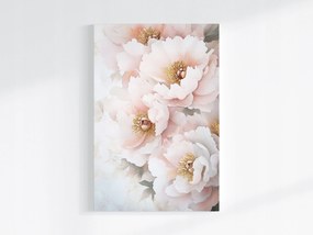 Vászonkép Canvas Természet Virágok Peonie Bazsarózsa Glamour Makró 80x120