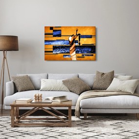 Egy absztrakt festmény képe (90x60 cm)