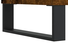 füstös tölgy színű szerelt fa fürdőszobaszekrény 80x33x60 cm