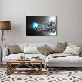Sötétkék gömbök képe (90x60 cm)