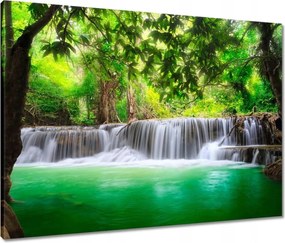 Vászonkép 80x60 Tájkép vízesés