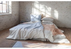 Világoskék egyszemélyes hosszabbított pamut-perkál ágyneműhuzat 140x220 cm Colore – Mette Ditmer Denmark