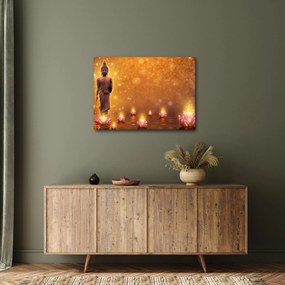 Kép - Buddha arany csillogással (70x50 cm)
