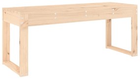tömör fenyőfa kerti pad 110x38x45 cm