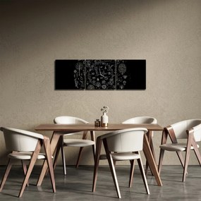 Kép - természet (órával) (90x30 cm)