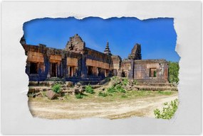 Poszterek 90x60 Phnom Penh Kambodzsa romok